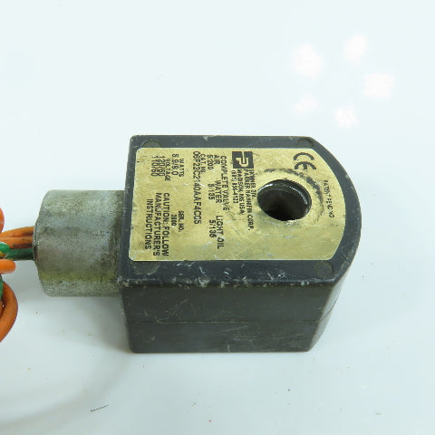 Parker AD06-028-A05C 120V Solenoid Valve Coil 50/60HZ