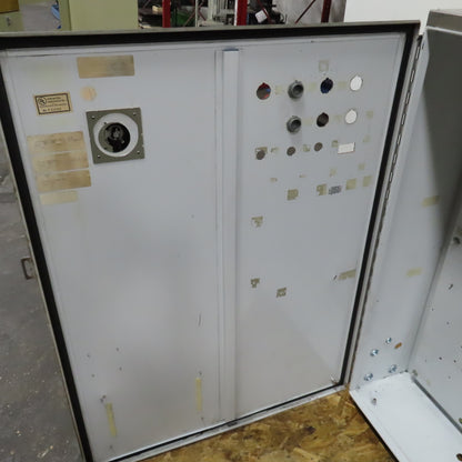 48" x 36" x 10" Steel Electrical Enclosure W/ Backplate & 80 Amp Disconnect