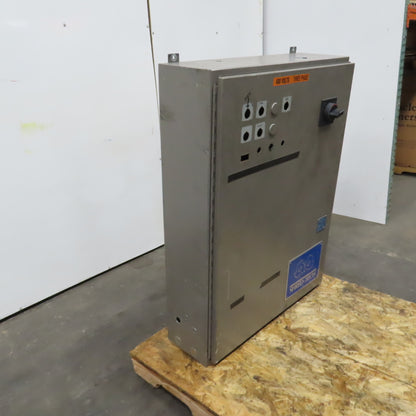 48" x 36" x 10" Steel Electrical Enclosure W/ Backplate & 80 Amp Disconnect
