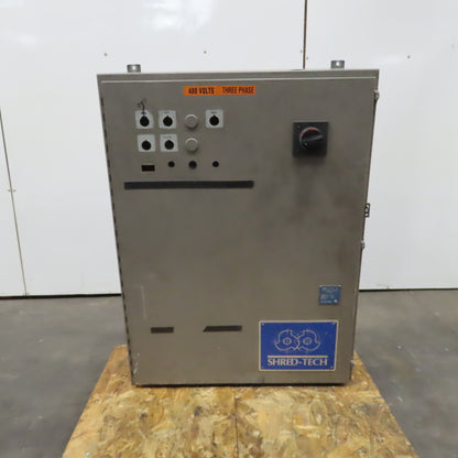 48" x 36" x 10" Steel Electrical Enclosure W/ Backplate & 80 Amp Disconnect