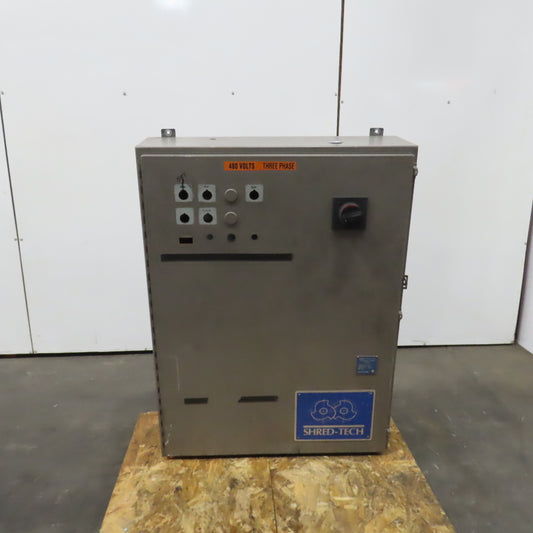 48" x 36" x 10" Steel Electrical Enclosure W/ Backplate & 80 Amp Disconnect