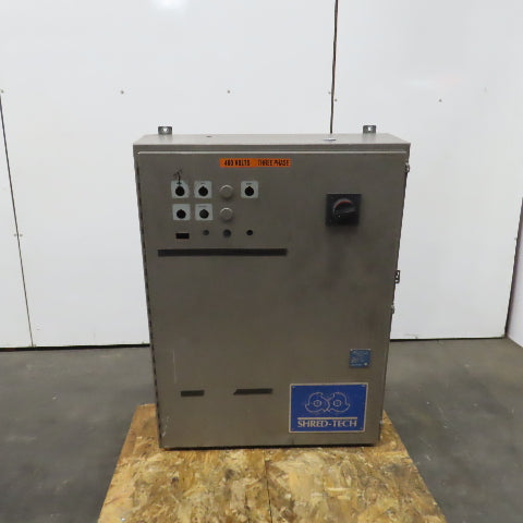 48" x 36" x 10" Steel Electrical Enclosure W/ Backplate & 80 Amp Disconnect