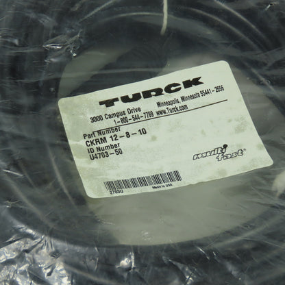 Turck CKRM 12-8-10 Cordset Cable 12-pin M23 Multifast Female Connector