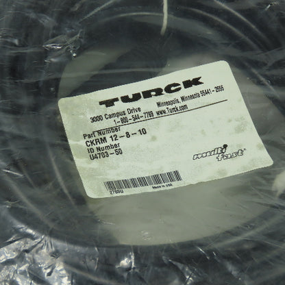 Turck CKRM 12-8-10 Cordset Cable 12-pin M23 Multifast Female Connector