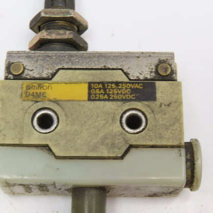 Omron D4MC 125/250V 250VDC Roller Plunger Limit Switch Lot Of 3