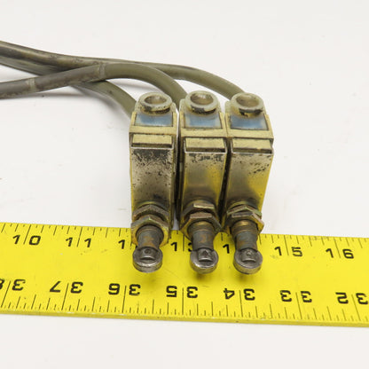 Omron D4MC 125/250V 250VDC Roller Plunger Limit Switch Lot Of 3