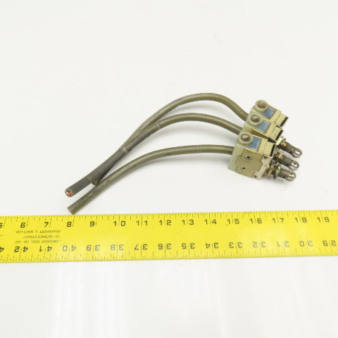 Omron D4MC 125/250V 250VDC Roller Plunger Limit Switch Lot Of 3