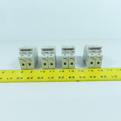 Cooper Bussmann CHCC 30A 600V Fuse Holder 2-Pole With 10 Amp Fuses Lot Of 4