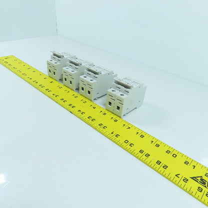 Cooper Bussmann CHCC 30A 600V Fuse Holder 2-Pole With 10 Amp Fuses Lot Of 4