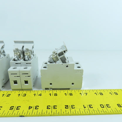 Cooper Bussmann CHCC 30A 600V Fuse Holder 2-Pole With 10 Amp Fuses Lot Of 4