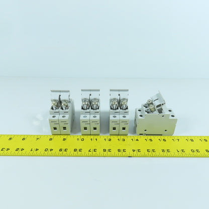 Cooper Bussmann CHCC 30A 600V Fuse Holder 2-Pole With 10 Amp Fuses Lot Of 4