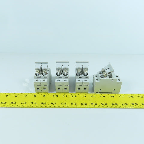 Cooper Bussmann CHCC 30A 600V Fuse Holder 2-Pole With 10 Amp Fuses Lot Of 4