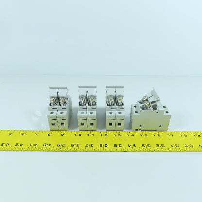 Cooper Bussmann CHCC 30A 600V Fuse Holder 2-Pole With 10 Amp Fuses Lot Of 4