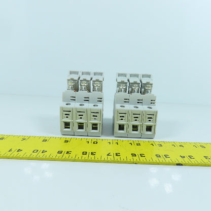 Cooper Bussmann CHCC 30A 600V Fuse Holder 3-Pole Lot Of 2