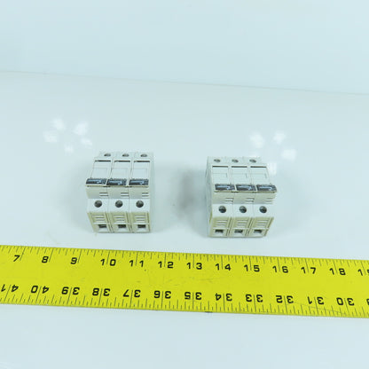 Cooper Bussmann CHCC 30A 600V Fuse Holder 3-Pole Lot Of 2