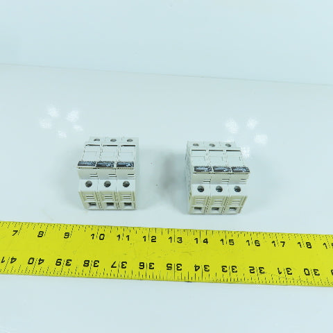 Cooper Bussmann CHCC 30A 600V Fuse Holder 3-Pole Lot Of 2