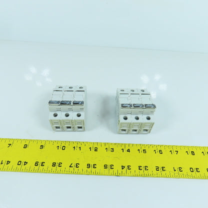 Cooper Bussmann CHCC 30A 600V Fuse Holder 3-Pole Lot Of 2