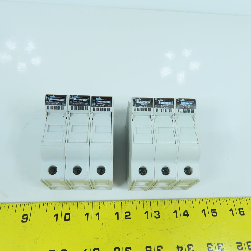 Cooper Bussmann CHCC 30A 600V Fuse Holder 3-Pole Lot Of 2