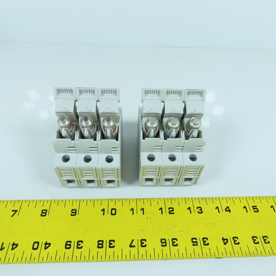 Cooper Bussmann CHCC 30A 600V Fuse Holder 3-Pole Lot Of 2
