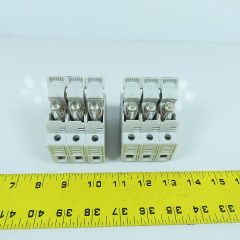 Cooper Bussmann CHCC 30A 600V Fuse Holder 3-Pole Lot Of 2