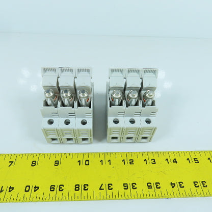 Cooper Bussmann CHCC 30A 600V Fuse Holder 3-Pole Lot Of 2