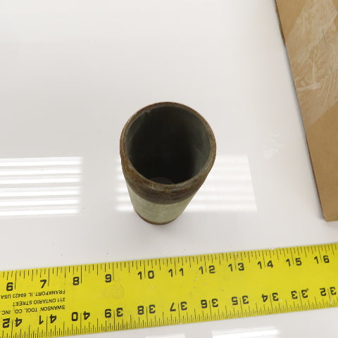 1-1/2" NPT x 5" L Galvanized Steel Pipe Nipple Lot Of 19