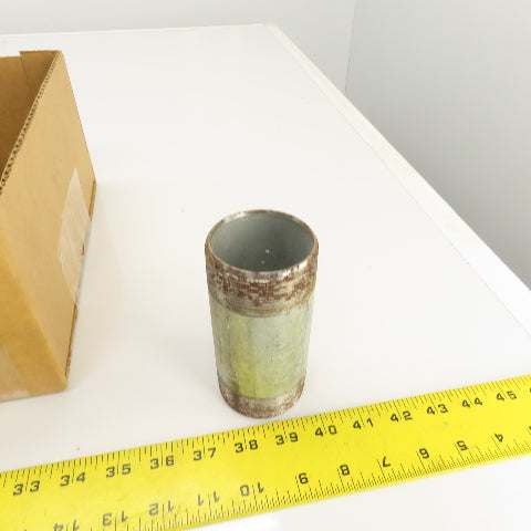 2" NPT x 5" L Galvanized Steel Pipe Nipple Lot Of 20