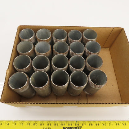 2" NPT x 5" L Galvanized Steel Pipe Nipple Lot Of 20
