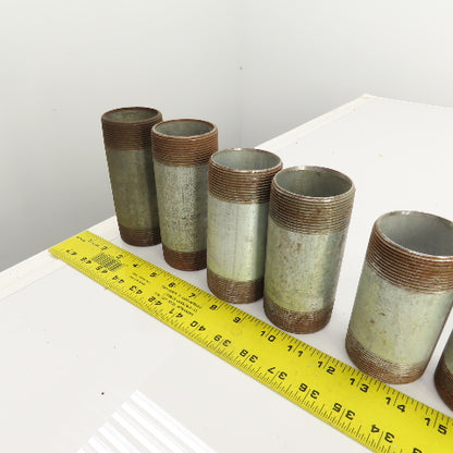 Huge Lot Of Misc. Lengths 2" NPT Galvanized Steel Pipe Nipples Lot Of 24
