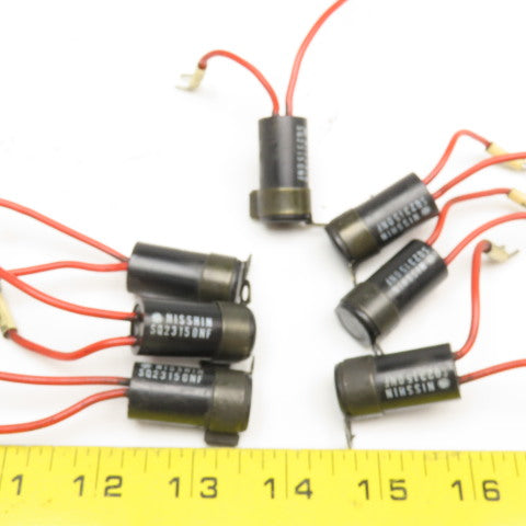 Nisshin SQ23150NF Capacitor Lot Of 7