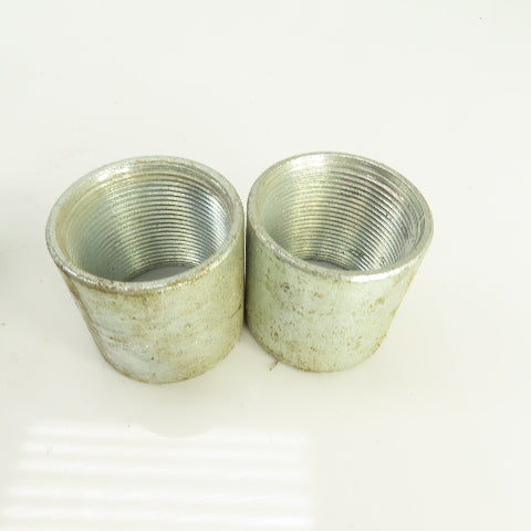 Lot Of Misc. Sizes 3" 2-1/2" 2", 1-1/2" Galvanized Steel Merchant Coupling Lot/7