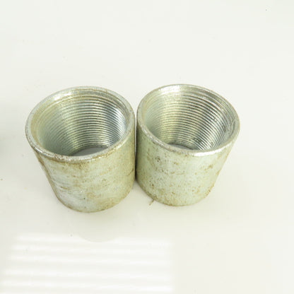 Lot Of Misc. Sizes 3" 2-1/2" 2", 1-1/2" Galvanized Steel Merchant Coupling Lot/7
