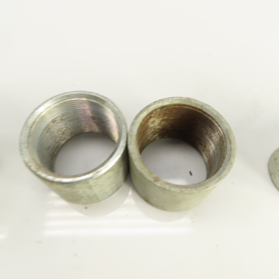 Lot Of Misc. Sizes 3" 2-1/2" 2", 1-1/2" Galvanized Steel Merchant Coupling Lot/7