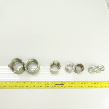 Lot Of Misc. Sizes 3" 2-1/2" 2", 1-1/2" Galvanized Steel Merchant Coupling Lot/7