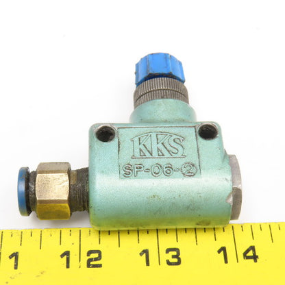 KKS SP-06-2 1/4" NPT Pneumatic Flow Control Valve