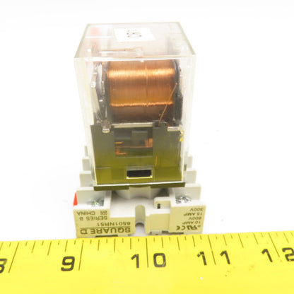 Omron MKS2P 250VAC 1 Phase Only Relay & Socket