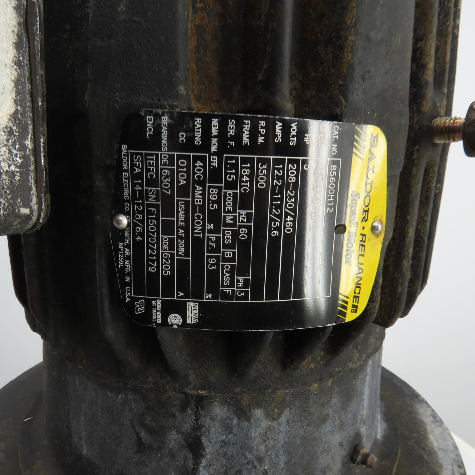 Grundfoss CR32-1-1 A-G-A-E-HQQE 5HP Multistage Centrifugal Pump 3PH 158GPM 69' H