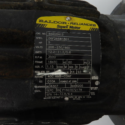 Grundfoss CR32-1-1 A-G-A-E-HQQE 5HP Multistage Centrifugal Pump 3PH 158GPM 69' H