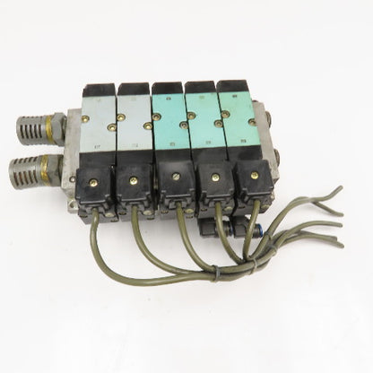 Kuroda PCS2408 5/2 Single Solenoid Pneumatic Valve Bank 24VDC