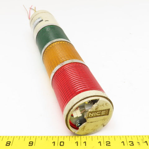 Menics MT5C3BL-RYG 110/120V Tower Stack Light Red Amber Green