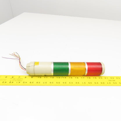 Menics MT5C3BL-RYG 110/120V Tower Stack Light Red Amber Green
