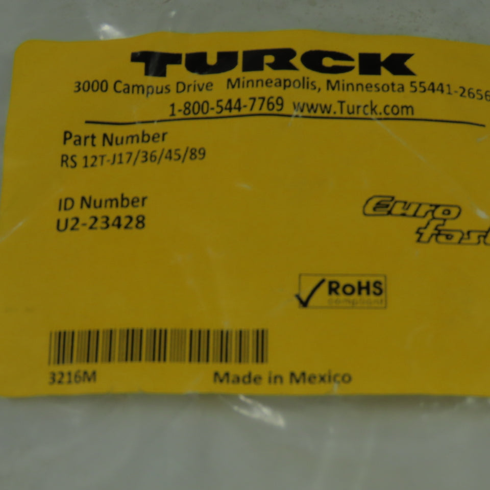 Turck K130301 Torque Pin Lot Of 5
