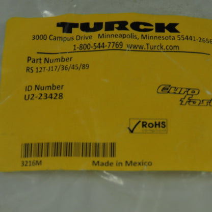 Turck K130301 Torque Pin Lot Of 5