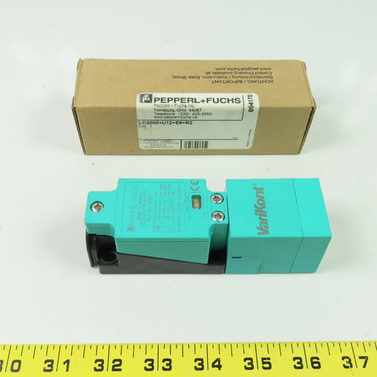 Pepperl+Fuchs UC3000+U12+E6+R2 36605 Ultrasonic Sensor 15-30VDC