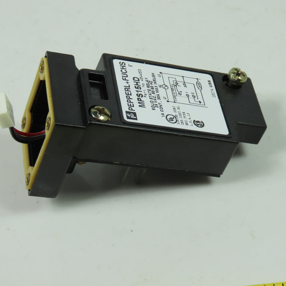 Pepperl+Fuchs MPS15HD Photoswitch Base 24VAC 50/60Hz 1A Cont. 30A Max