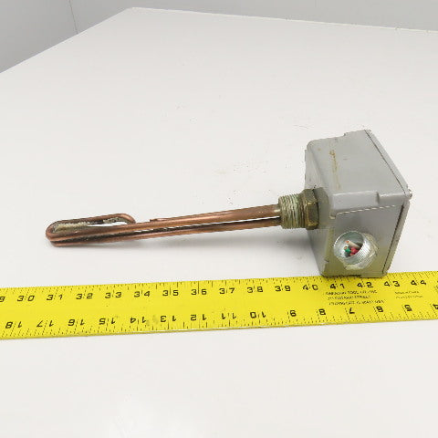 Tempco 60-180°F Low Temp Immersion Heater W/ Robert Shaw Thermometer 125/250V
