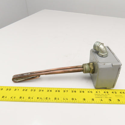 Tempco 60-180°F Low Temp Immersion Heater W/ Robert Shaw Thermometer 125/250V