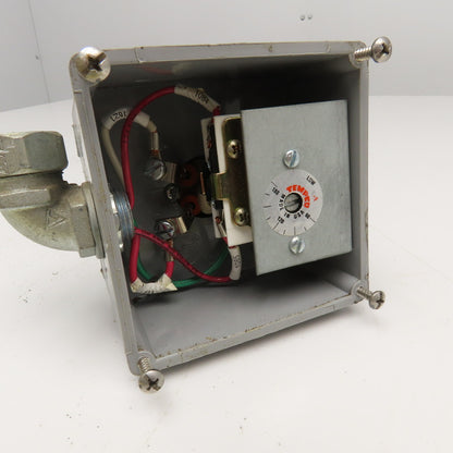 Tempco 60-180°F Low Temp Immersion Heater W/ Robert Shaw Thermometer 125/250V
