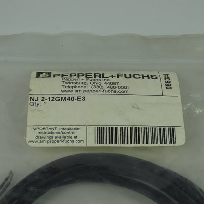 Pepperl+Fuchs NJ2-12GM40-E3 Proximity Sensor