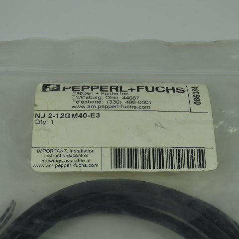 Pepperl+Fuchs NJ2-12GM40-E3 Proximity Sensor